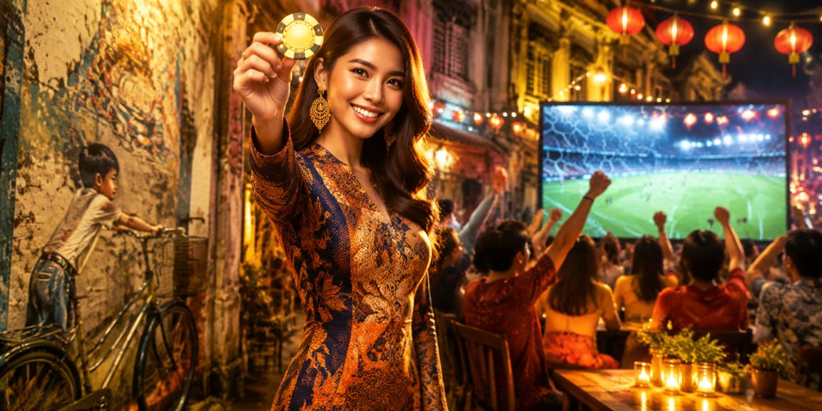 Pemain bola sepak Malaysia memakai baju batik semasa acara pertaruhan sukan di Penang